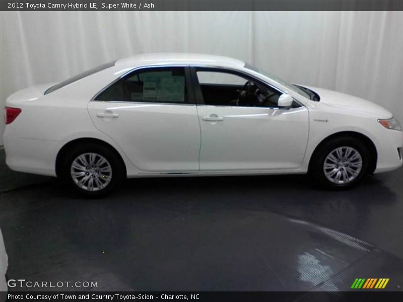 Super White / Ash 2012 Toyota Camry Hybrid LE