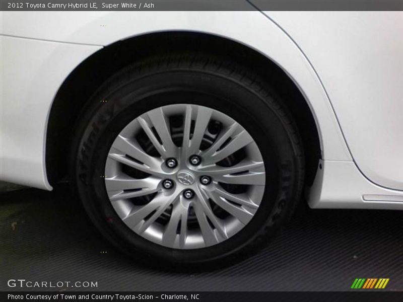 Super White / Ash 2012 Toyota Camry Hybrid LE
