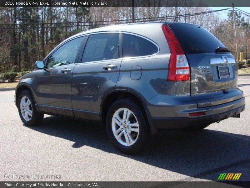Polished Metal Metallic / Black 2010 Honda CR-V EX-L