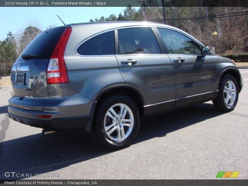 Polished Metal Metallic / Black 2010 Honda CR-V EX-L