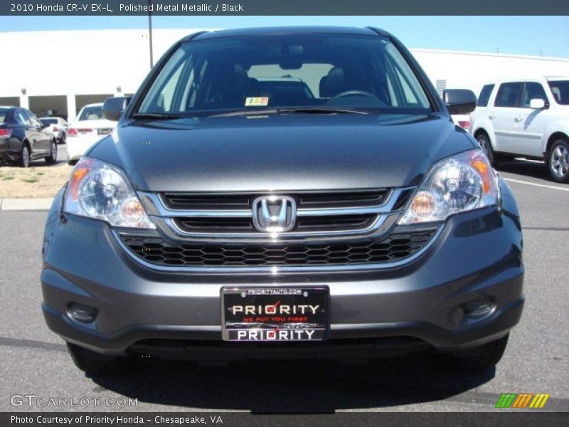 Polished Metal Metallic / Black 2010 Honda CR-V EX-L
