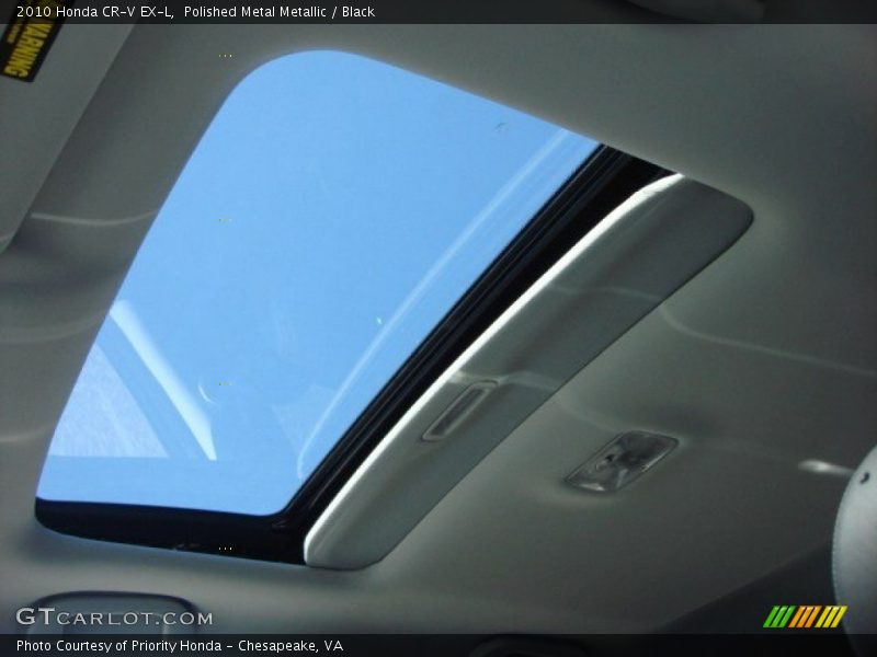 Polished Metal Metallic / Black 2010 Honda CR-V EX-L