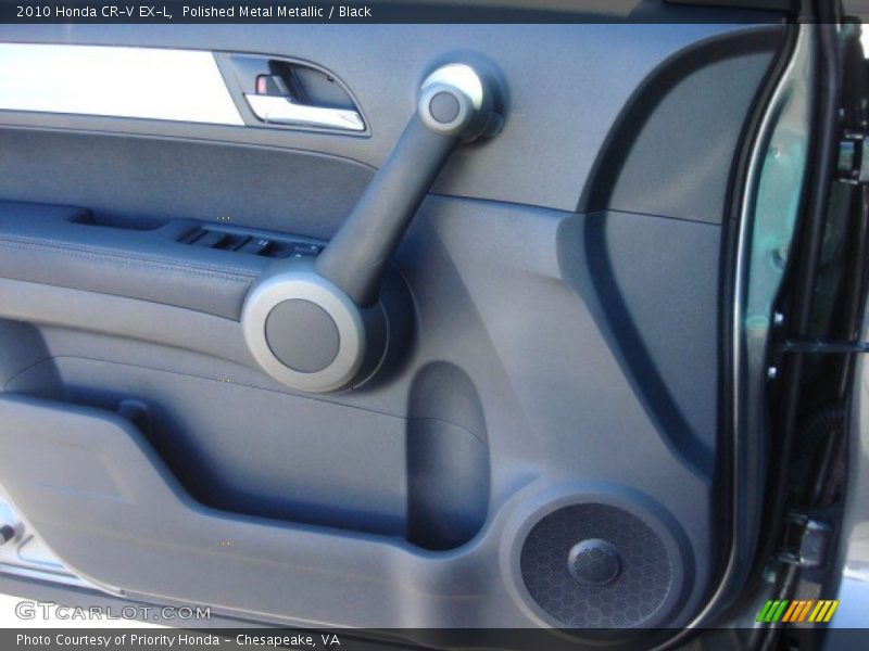 Polished Metal Metallic / Black 2010 Honda CR-V EX-L