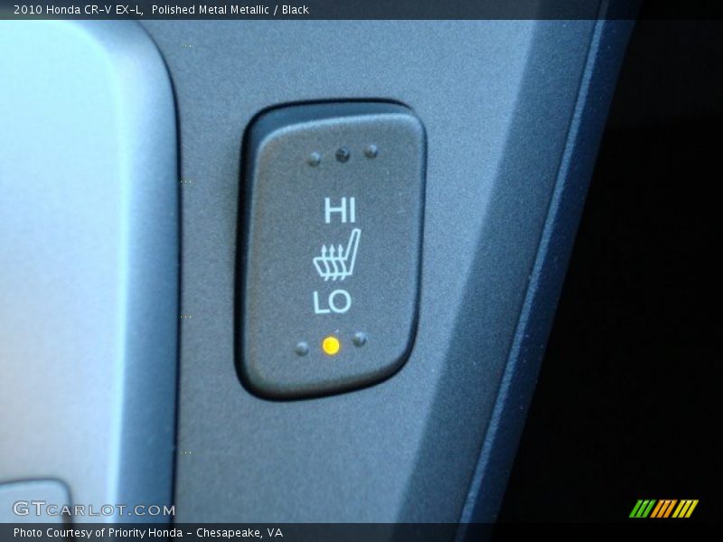 Polished Metal Metallic / Black 2010 Honda CR-V EX-L