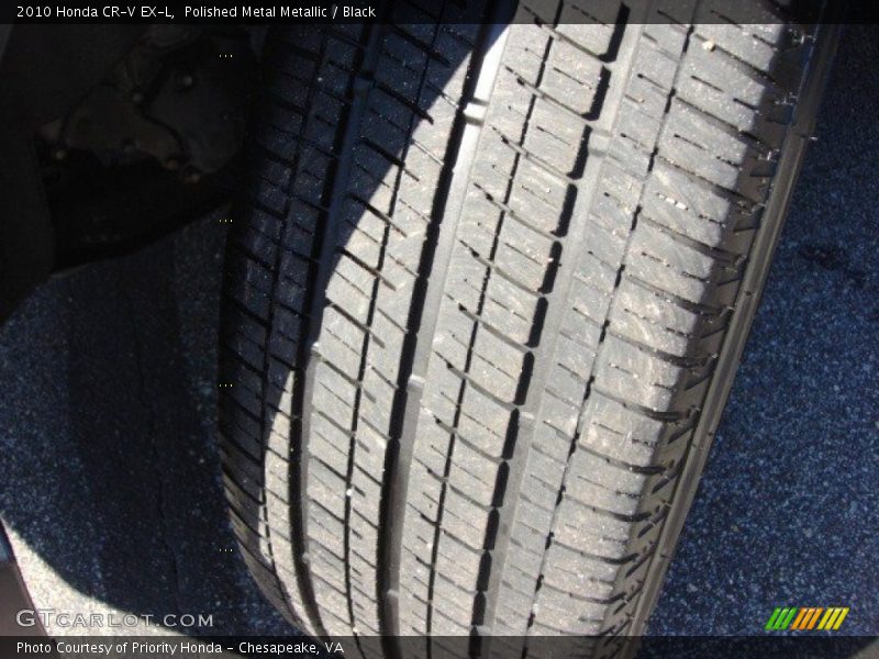 Polished Metal Metallic / Black 2010 Honda CR-V EX-L