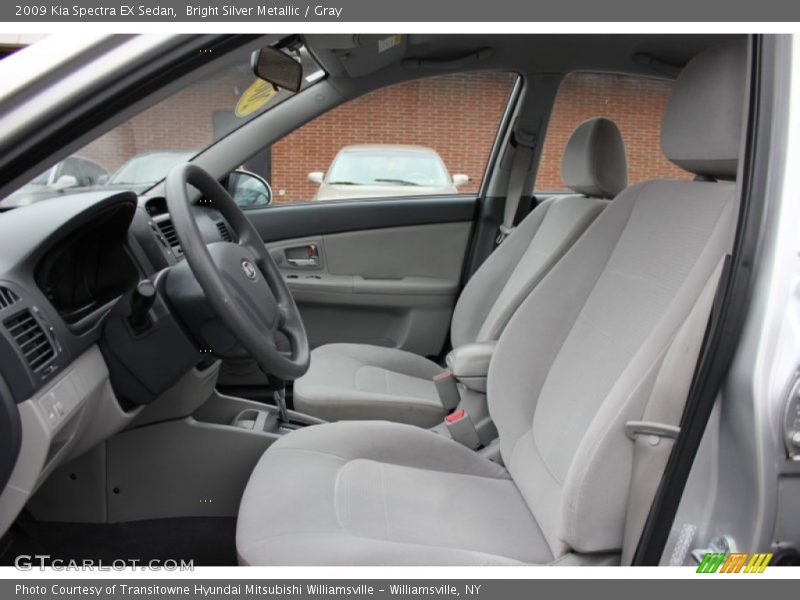  2009 Spectra EX Sedan Gray Interior