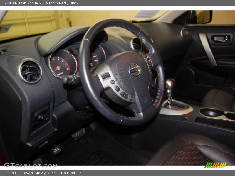 Venom Red / Black 2010 Nissan Rogue SL
