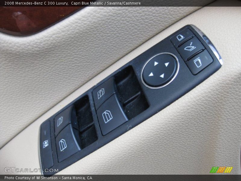 Capri Blue Metallic / Savanna/Cashmere 2008 Mercedes-Benz C 300 Luxury