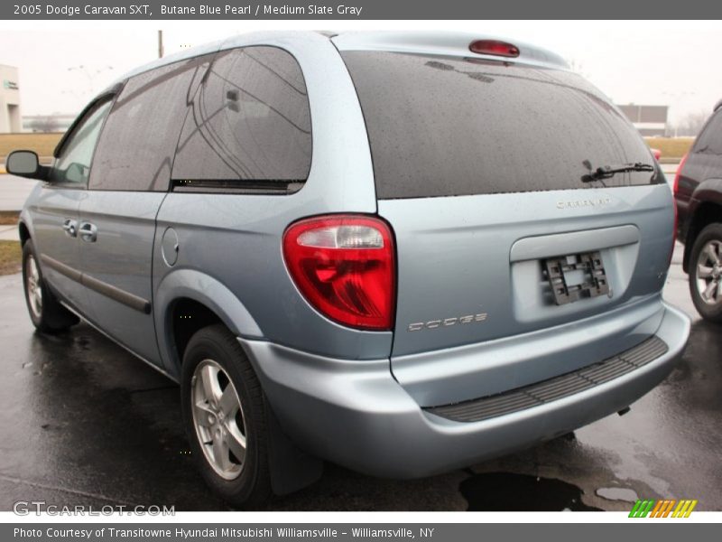 Butane Blue Pearl / Medium Slate Gray 2005 Dodge Caravan SXT