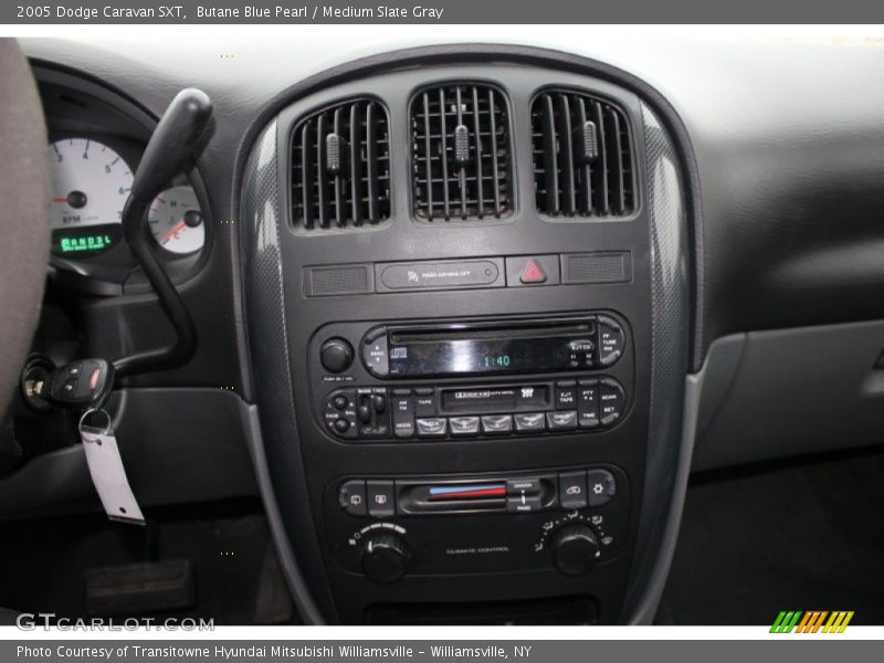 Butane Blue Pearl / Medium Slate Gray 2005 Dodge Caravan SXT