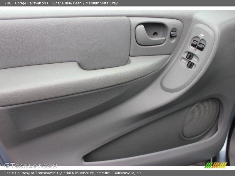 Butane Blue Pearl / Medium Slate Gray 2005 Dodge Caravan SXT