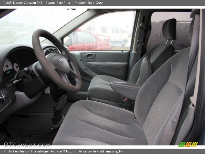 Butane Blue Pearl / Medium Slate Gray 2005 Dodge Caravan SXT