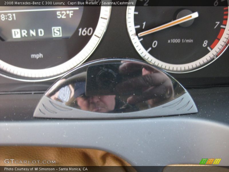 Capri Blue Metallic / Savanna/Cashmere 2008 Mercedes-Benz C 300 Luxury