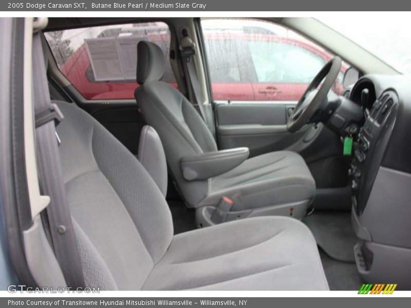 Butane Blue Pearl / Medium Slate Gray 2005 Dodge Caravan SXT