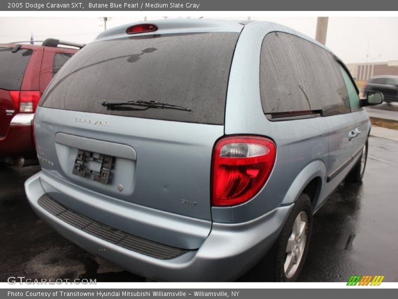 Butane Blue Pearl / Medium Slate Gray 2005 Dodge Caravan SXT