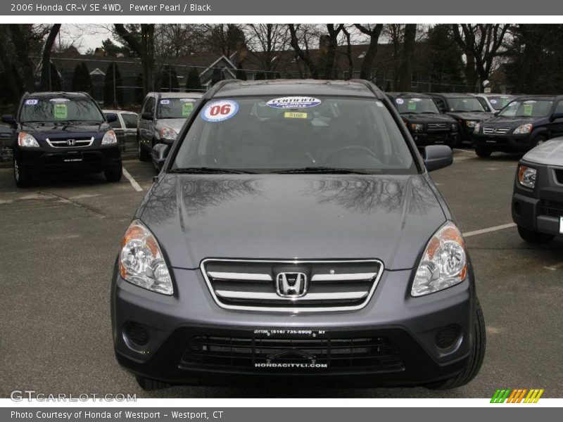 Pewter Pearl / Black 2006 Honda CR-V SE 4WD