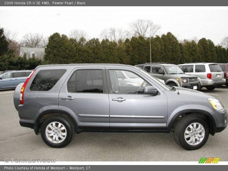 Pewter Pearl / Black 2006 Honda CR-V SE 4WD