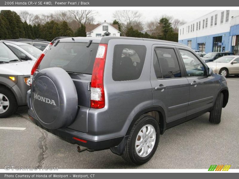Pewter Pearl / Black 2006 Honda CR-V SE 4WD