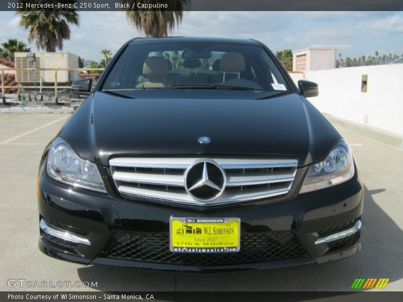 Black / Cappucino 2012 Mercedes-Benz C 250 Sport
