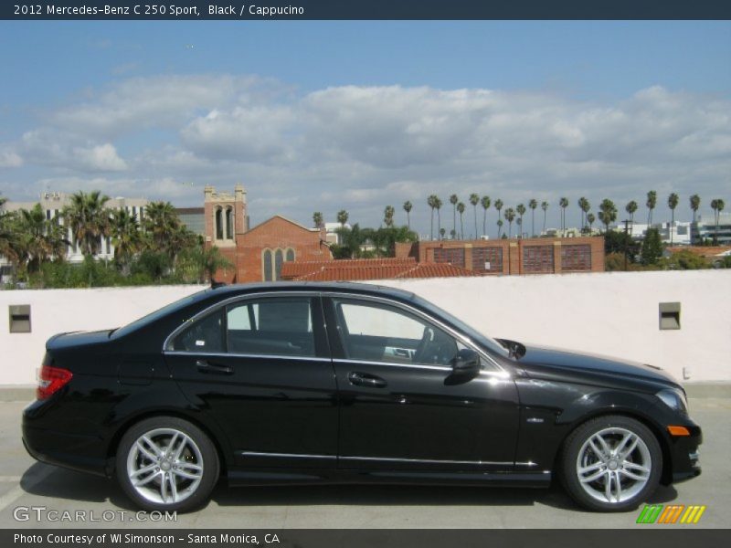 Black / Cappucino 2012 Mercedes-Benz C 250 Sport