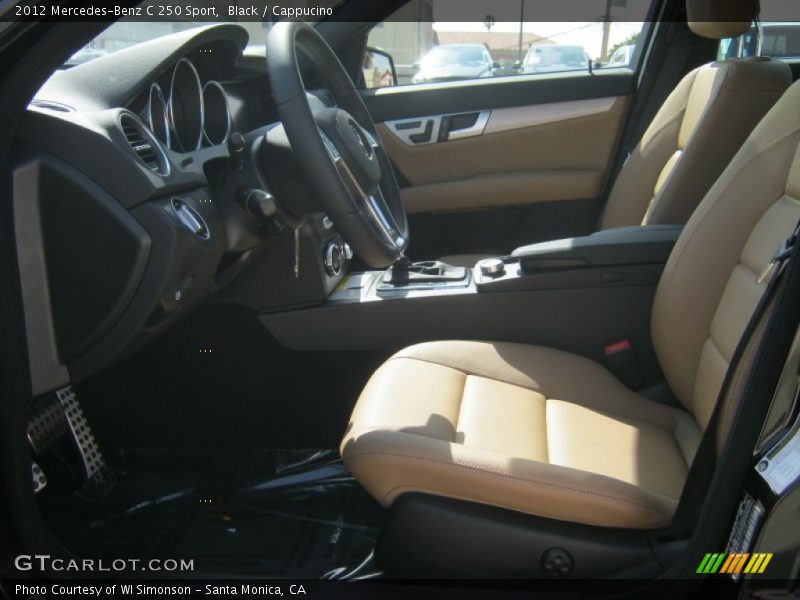 Black / Cappucino 2012 Mercedes-Benz C 250 Sport