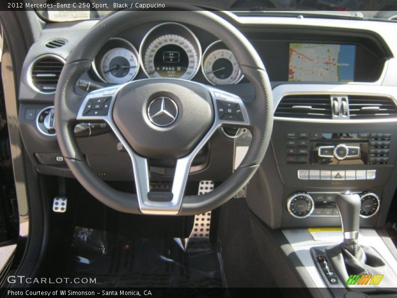 Black / Cappucino 2012 Mercedes-Benz C 250 Sport