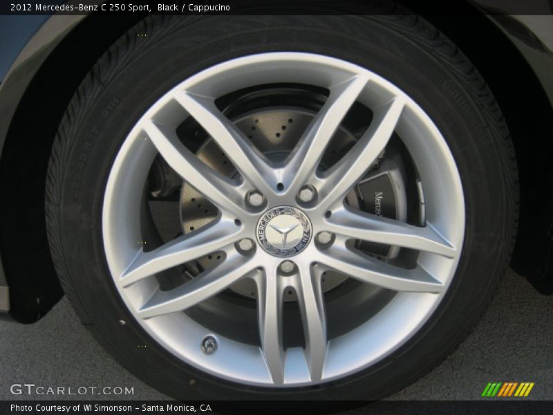 Black / Cappucino 2012 Mercedes-Benz C 250 Sport
