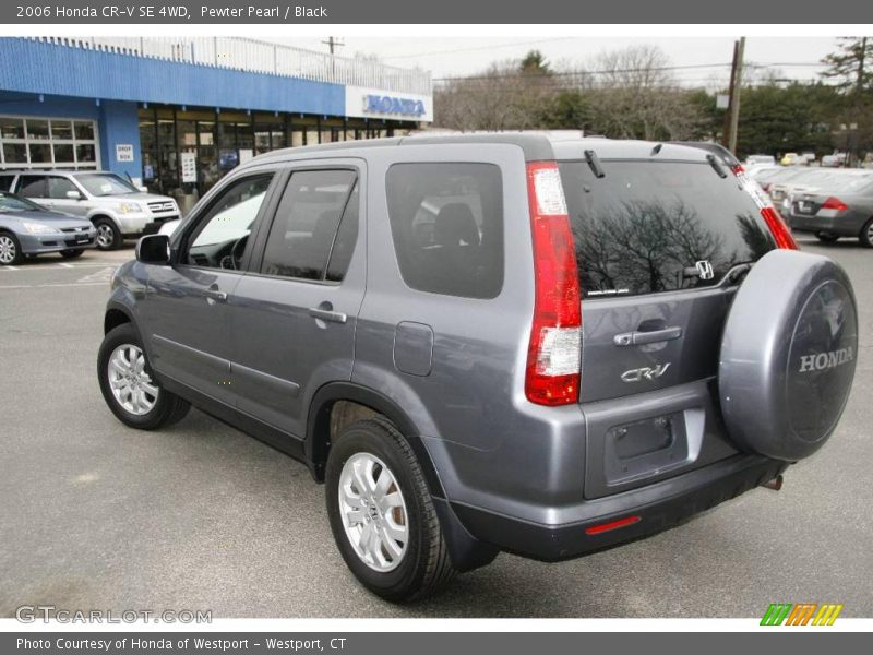 Pewter Pearl / Black 2006 Honda CR-V SE 4WD