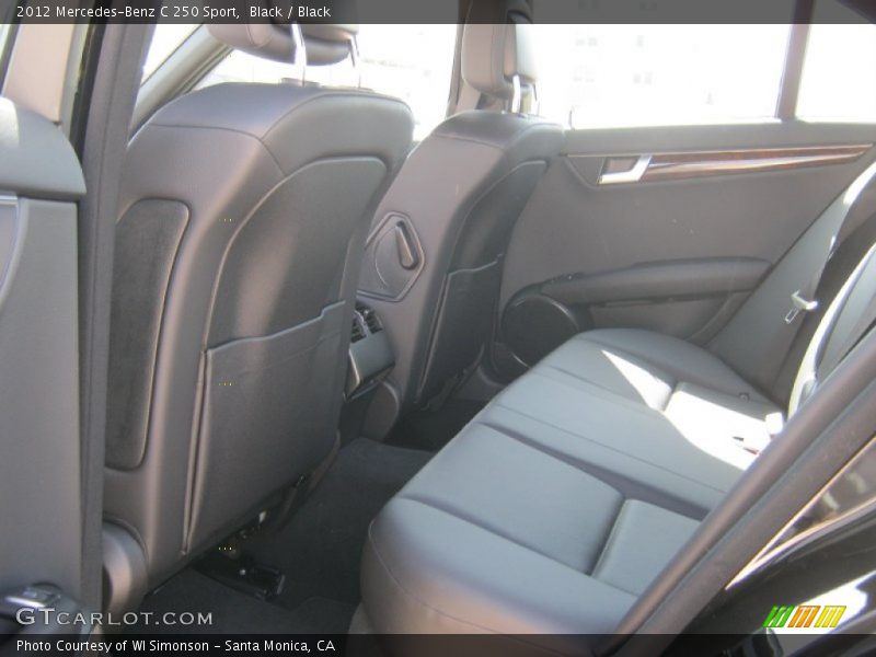 Black / Black 2012 Mercedes-Benz C 250 Sport