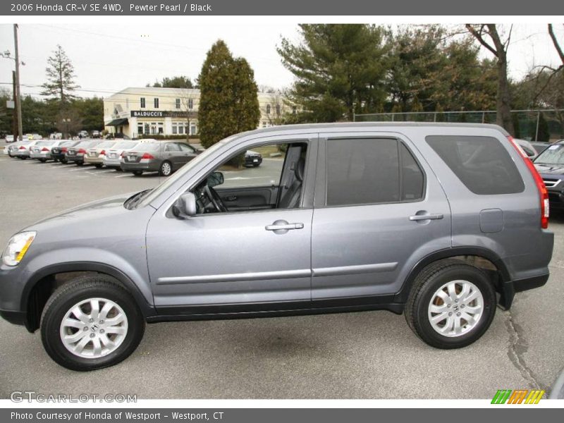 Pewter Pearl / Black 2006 Honda CR-V SE 4WD