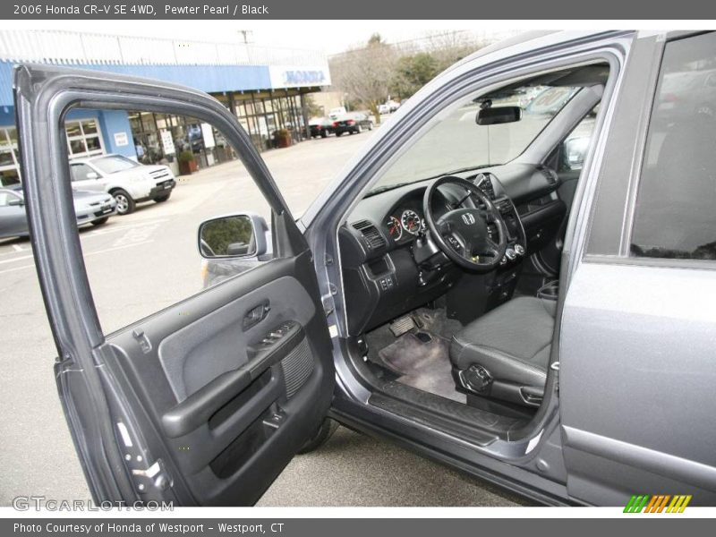 Pewter Pearl / Black 2006 Honda CR-V SE 4WD