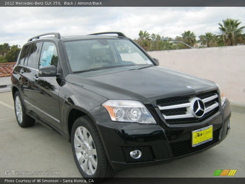 Black / Almond/Black 2012 Mercedes-Benz GLK 350