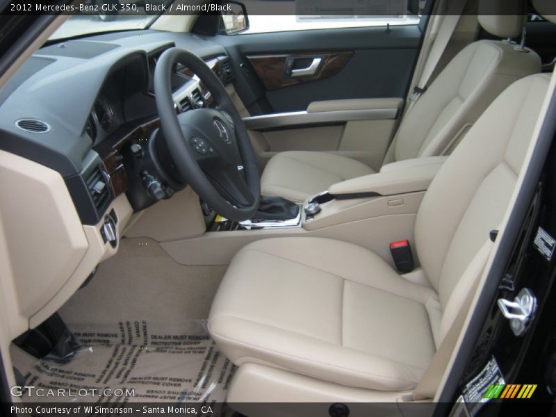 Black / Almond/Black 2012 Mercedes-Benz GLK 350