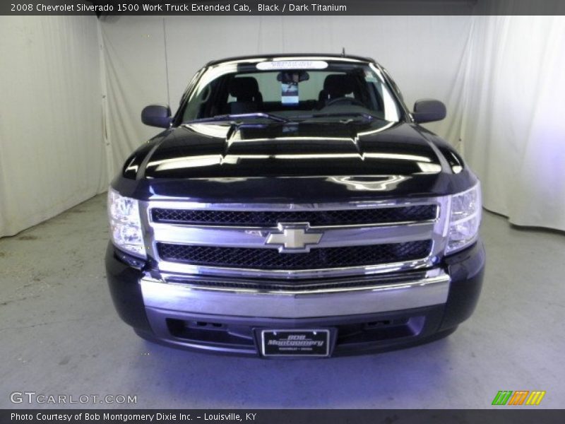 Black / Dark Titanium 2008 Chevrolet Silverado 1500 Work Truck Extended Cab