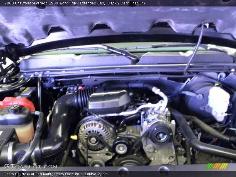 Black / Dark Titanium 2008 Chevrolet Silverado 1500 Work Truck Extended Cab