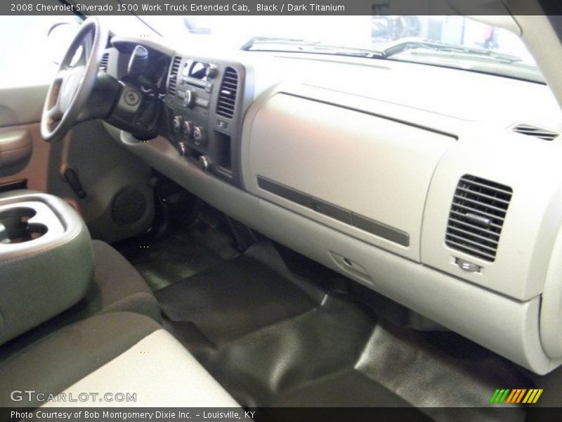 Black / Dark Titanium 2008 Chevrolet Silverado 1500 Work Truck Extended Cab