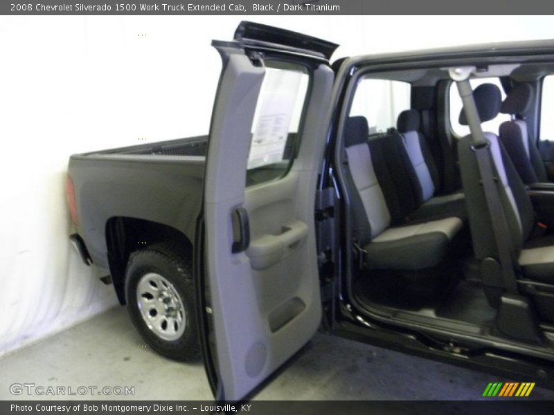 Black / Dark Titanium 2008 Chevrolet Silverado 1500 Work Truck Extended Cab