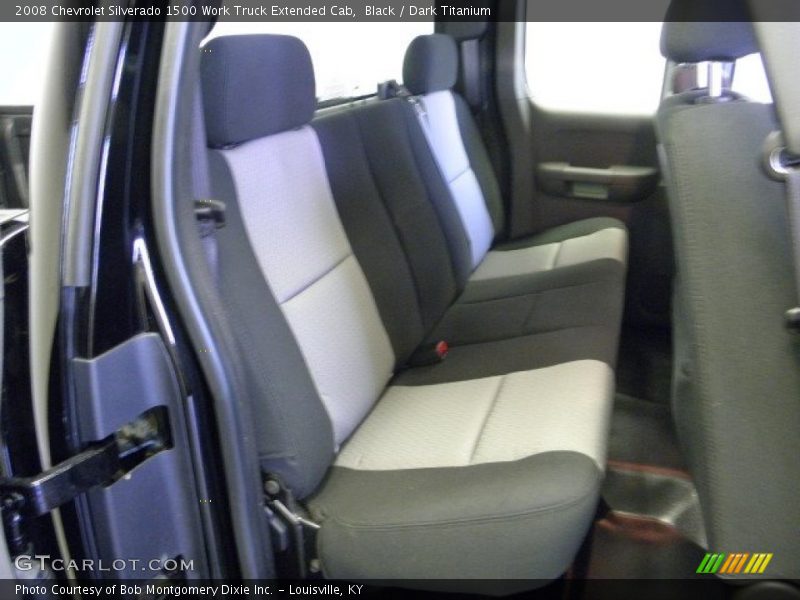 Black / Dark Titanium 2008 Chevrolet Silverado 1500 Work Truck Extended Cab