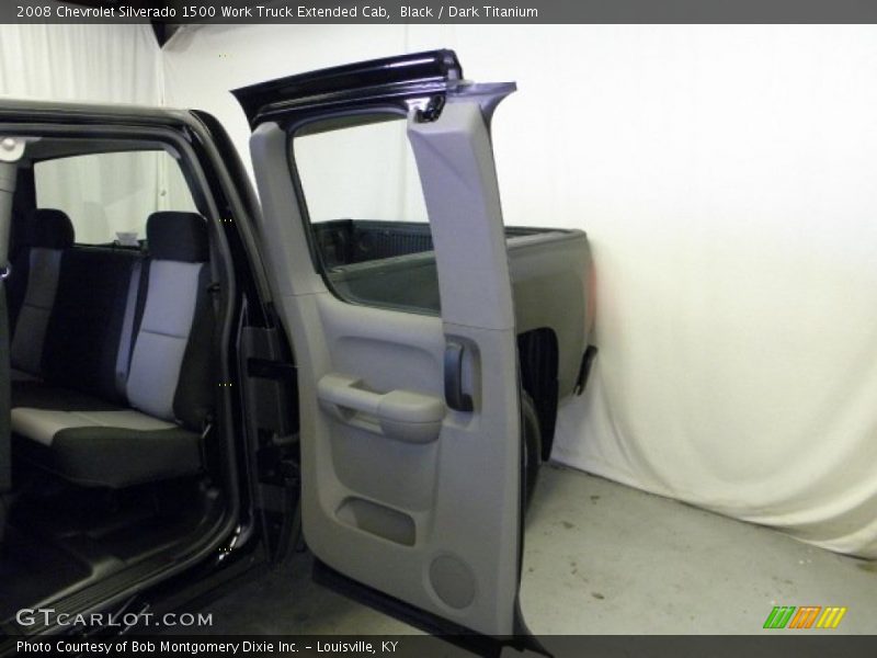 Black / Dark Titanium 2008 Chevrolet Silverado 1500 Work Truck Extended Cab