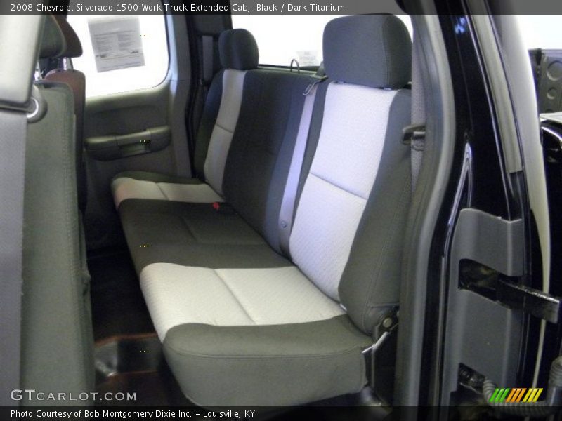 Black / Dark Titanium 2008 Chevrolet Silverado 1500 Work Truck Extended Cab