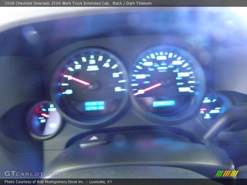 Black / Dark Titanium 2008 Chevrolet Silverado 1500 Work Truck Extended Cab
