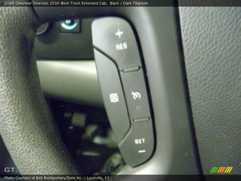 Black / Dark Titanium 2008 Chevrolet Silverado 1500 Work Truck Extended Cab