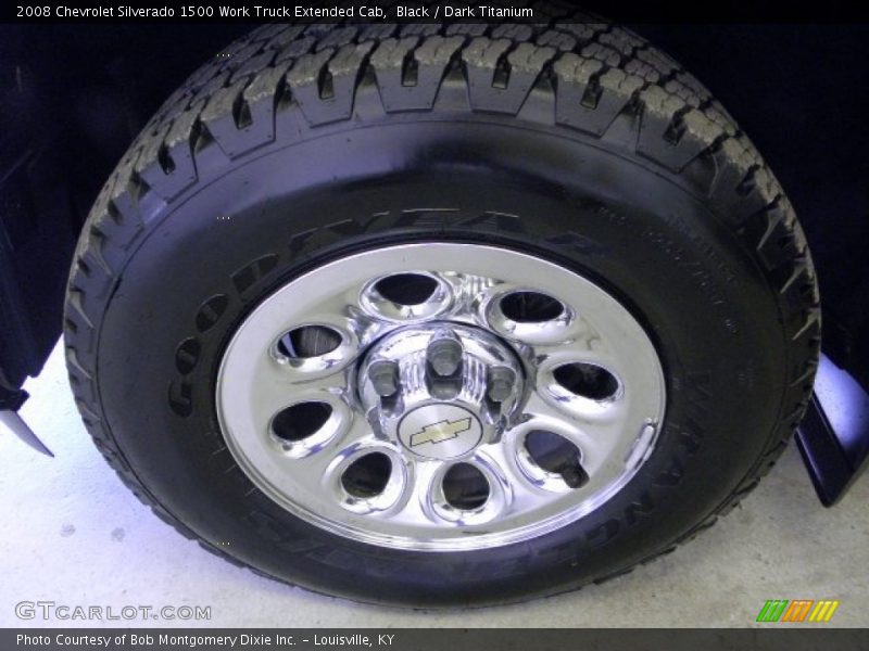 Black / Dark Titanium 2008 Chevrolet Silverado 1500 Work Truck Extended Cab