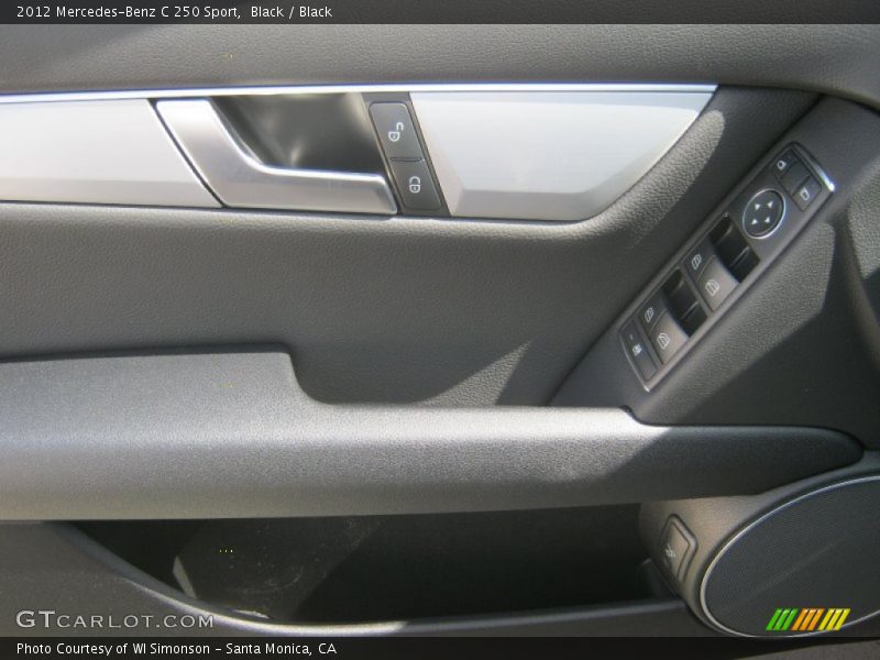 Black / Black 2012 Mercedes-Benz C 250 Sport
