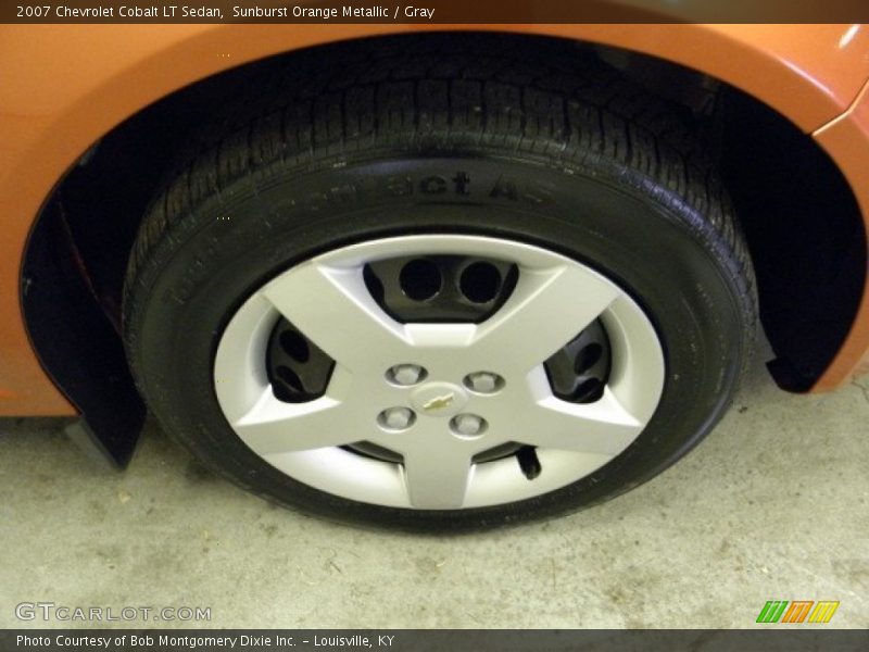 Sunburst Orange Metallic / Gray 2007 Chevrolet Cobalt LT Sedan
