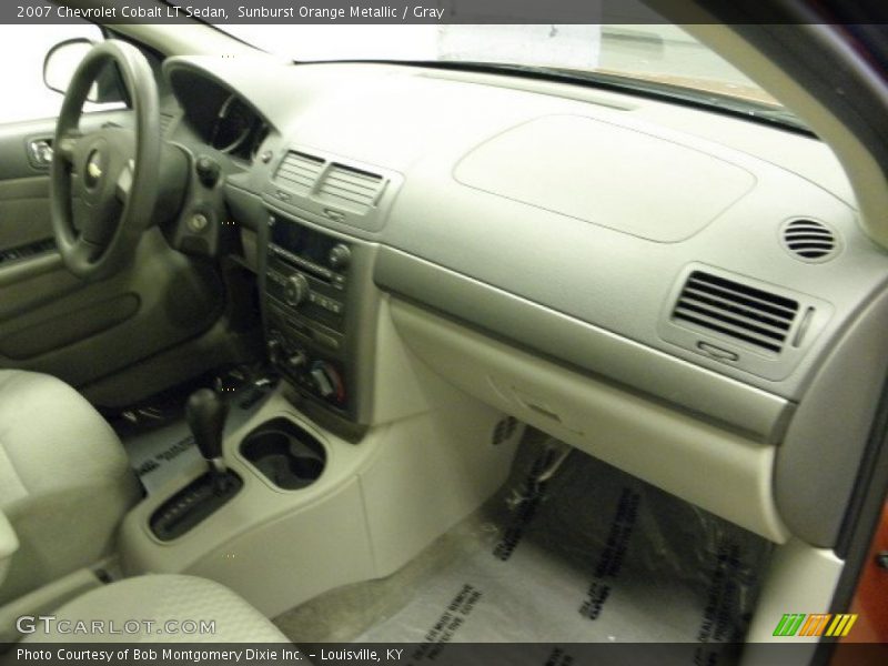 Sunburst Orange Metallic / Gray 2007 Chevrolet Cobalt LT Sedan