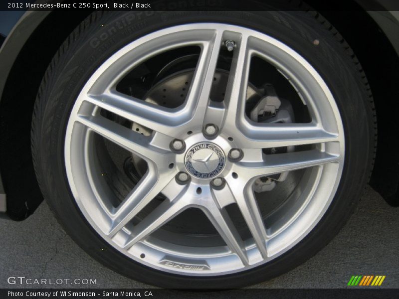 Black / Black 2012 Mercedes-Benz C 250 Sport