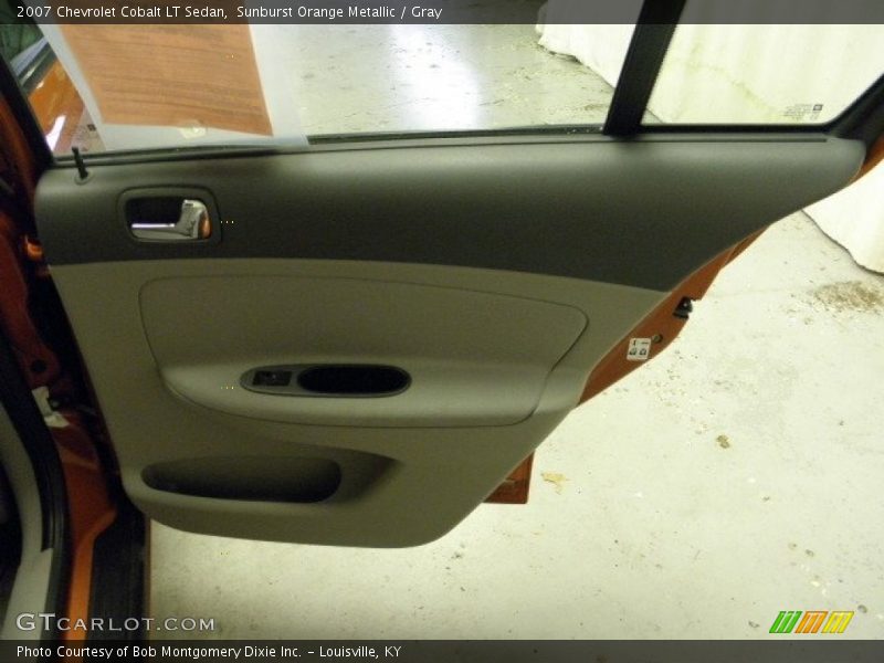 Sunburst Orange Metallic / Gray 2007 Chevrolet Cobalt LT Sedan