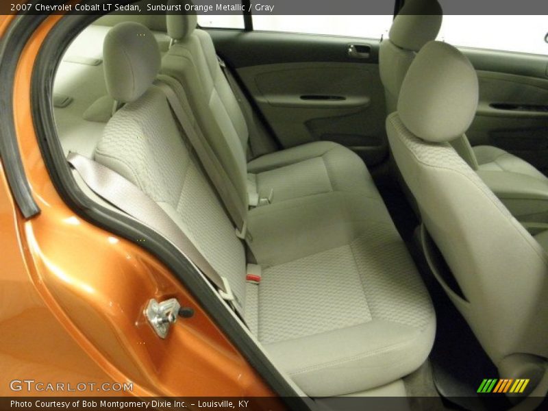 Sunburst Orange Metallic / Gray 2007 Chevrolet Cobalt LT Sedan