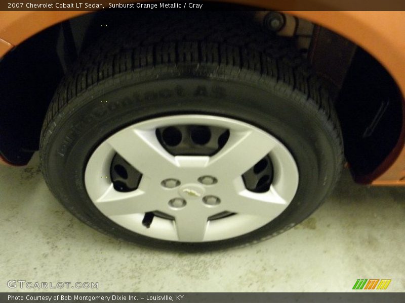 Sunburst Orange Metallic / Gray 2007 Chevrolet Cobalt LT Sedan